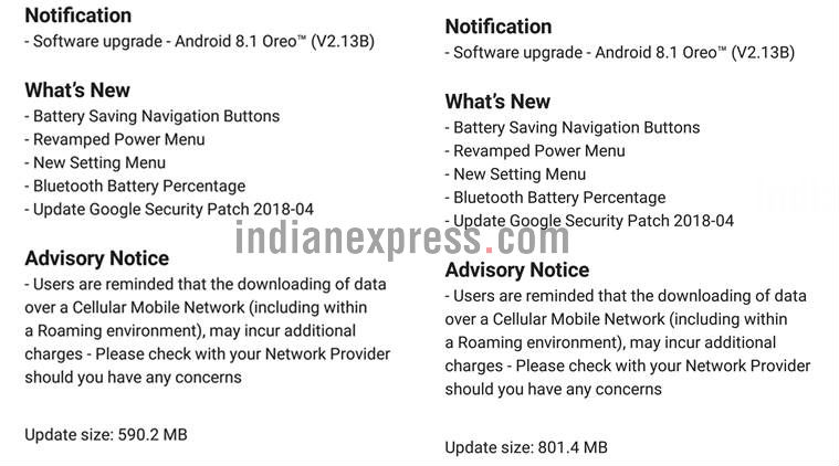 Nokia 7 Plus, Nokia 7 Plus Android 8.1 Oreo update, Nokia 6 2018, Nokia 6 2018 Android 8.1 Oreo update, Android 8.1 Oreo update, Android, Android Oreo