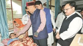 Nurpur bus accident, Himachal Pradesh bus accident, Cm Jai Ram Thakur, Union Health Minister J P Nadda, Nurpur school bus, Nurpur children death, Indian express news