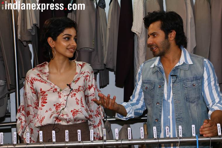 varun dhawan banita sandhu at october feast.