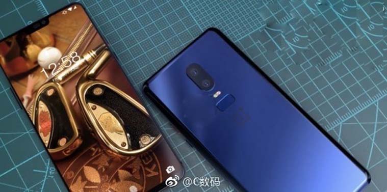 OnePlus 6 in Blue coloured variant