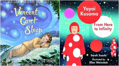 Leonardo da Vinci, World Art Day, Vincent Van Gogh, Barbara Rosenstock, Frida Kahlo, Animalitos, Vincent Can’t Sleep, Japanese artist Yayoi Kusama, Yayoi Kusama: From Here to Infinity, In The Noisy Paintbox: Colours and Sounds of Kandinsky’s Abstract Art, indian express, indian express news