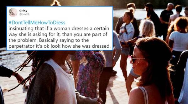 don't tell me how to dress, #don'ttellmehowtodress, women slammed don't tell me how to dress, women on Twitter, twitter reaction, trending news, indian express, indian express news
