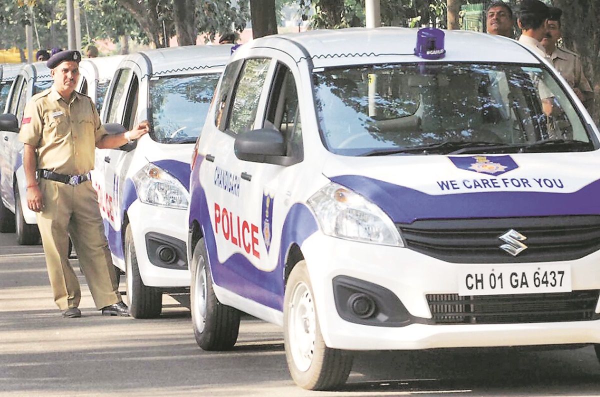 A PCR vehicle in Chandigarh. (Express archives)