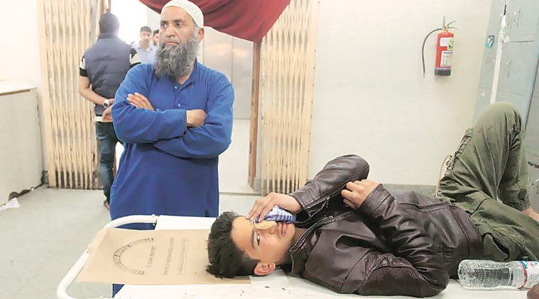 jammu and kashmir, j&k pellet incidents, burhan wani, j&k human rights commission, j&k pellet guns injury, Mehbooba Mufti, india news, indian express