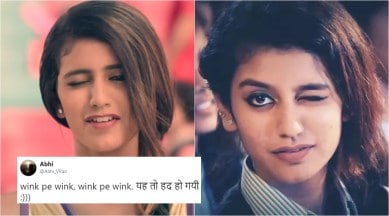 priya prakash varrier, priya varrier, priya prakash, priya prakash varrier wink, priya prakash varrier wink viral, priya prakash varrier munch video, priya prakash varrier new wink, priya prakash varrier nestle munch wink viral, Indian Express, Indian Express News