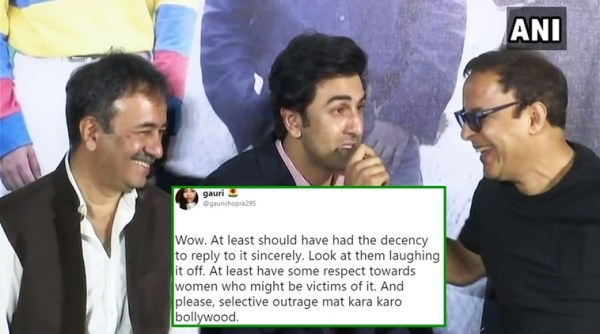 ranbir kapoor, ranbir kapoor sanju, ranbir kapoor sanju movie, ranbir kapoor casting couch remarks, ranbir kapoor casting couch statement, ranbir kapoor casting couch Twitter, Ranbir Kapoor casting couch Twitter reactions, Indian express, Indian express News