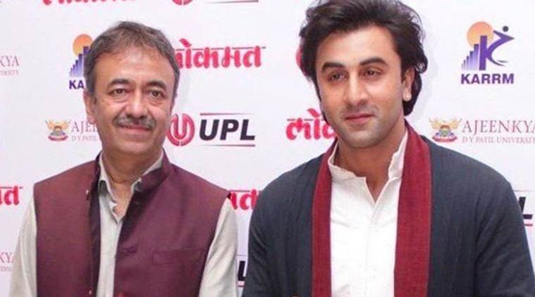 Image result for ranbir and rajkumar  hirani