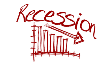 Economists look to a wide range of data -- from government, private and market sources -- to try to figure out just when things are headed downhill.