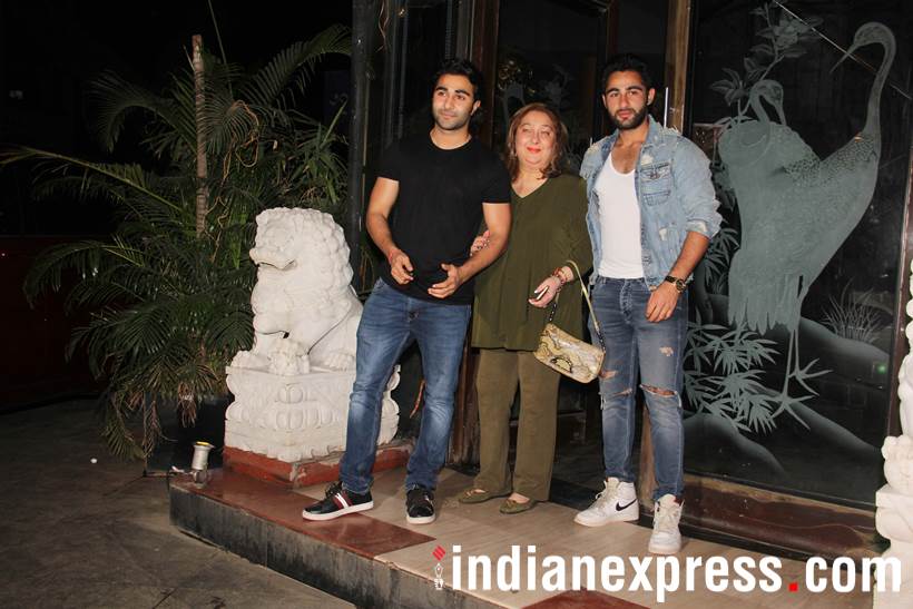 Rima Jain sons Armaan Jain and Aadar Jain