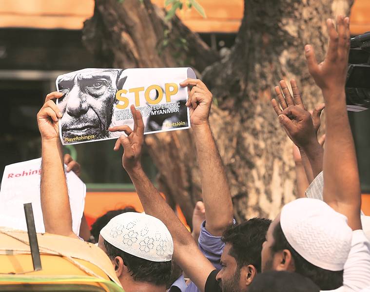 the rohingyas, book review, book on rohingya refugees, Azeem Ibrahim author, The Rohingyas Inside Myanmar’s Hidden Genocide, francis wade, Myanmar’s Enemy Within Buddhist Nationalism and Anti-Muslim Violence, indian express