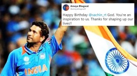 Sachin Tendulkar, Sachin Tendulkar birthday, Sachin Tendulkar images, Sachin birthday, Happy birthday Sachin Tendulkar, Sachin Tendulkar birthday image, Sachin Tendulkar birthday wishes Twitter, Indian express, Indian express news