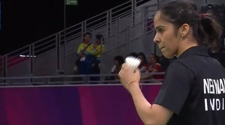 Saina Nehwal was in action on Commonwealth Games Day 1.
