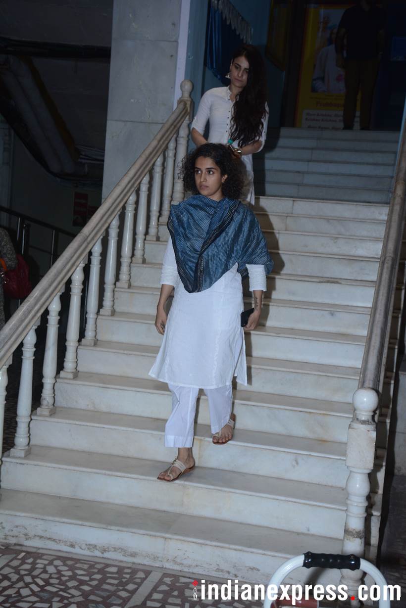 Sanya Malhotra and TV actor Radhika Madan
