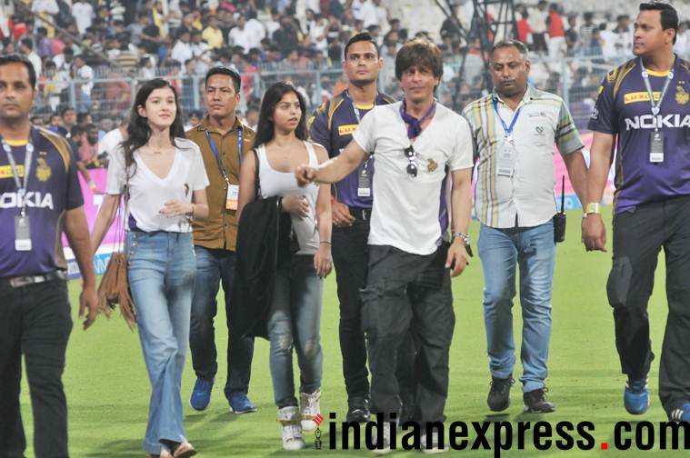 Shah Rukh khan at Eden Gardens