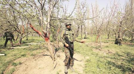 In another incident, a person was shot at by militants after they released a video accusing him of being involved in the killing of two militants and four civilians in Shopian. (Express photo/File)