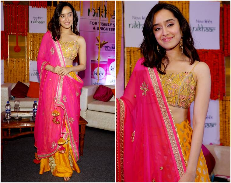 Shraddha Kapoor's Ombre lehenga rocks this summer's trendiest hue of Pale  Rosette!