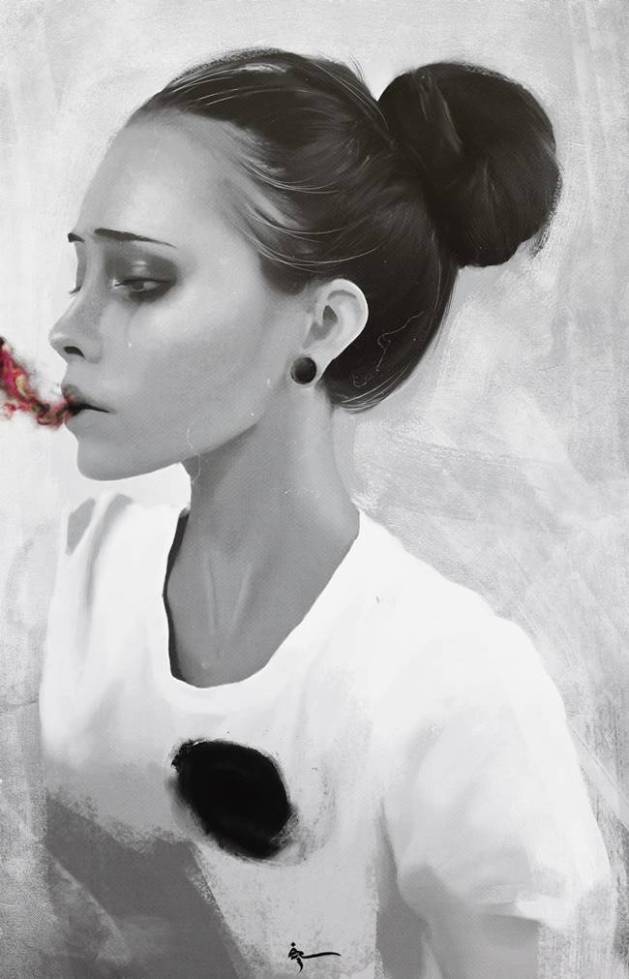 Depression, stress awareness month, Sief Hamza, Sief Hamza facebook, Sief Hamza paintings, Sief Hamza drawings, Sief Hamza artist, Sief Hamza fight against depression, Indian express, viral paintings, art and culture, amateur painters