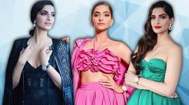 Sonam Kapoor, Sonam Kapoor latest photos, Sonam Kapoor fashion, Sonam Kapoor Elie Saab, Sonam Kapoor Ashi Studio, Sonam Kapoor Rossie Assoulin, Sonam Kapoor ICW watches event, indian express, indian express news