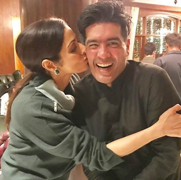 sridevi with manish malhotra