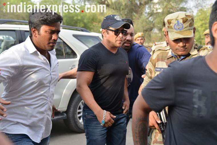 Salman Khan in Jodhpur airport