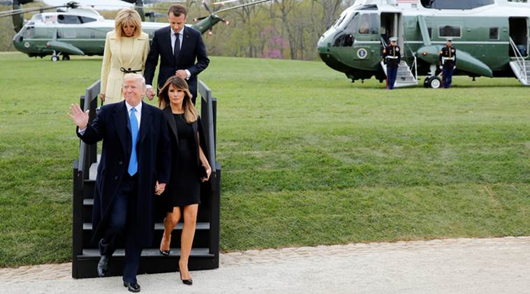 No typical double date: Trumps, Macrons dine at Mount Vernon