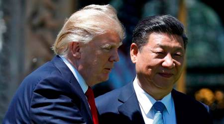 US President Donald Trump with his Chinese counterpart Xi Jinping.