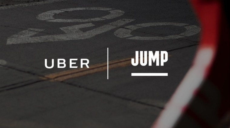 uber app jump bike