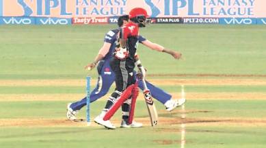 IPL 2018, Indian premier league, MI vs RCB, Umesh Yadav, Virat Kohli, sports news, IPL news, cricket, Indian Express