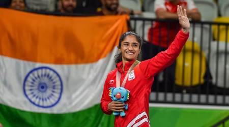 Vinesh Phogat won gold in 50kg category in Gold Coast. (Source: PTI)
