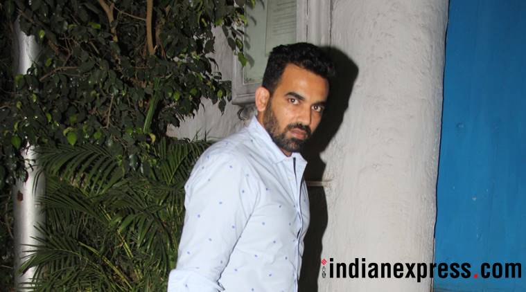 Zaher Khan at Sachin Tendulkar's birthday in Mumbai
