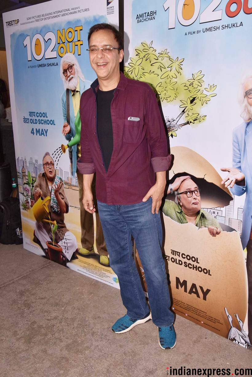 vidhu vinod chopra at 102 not out screening
