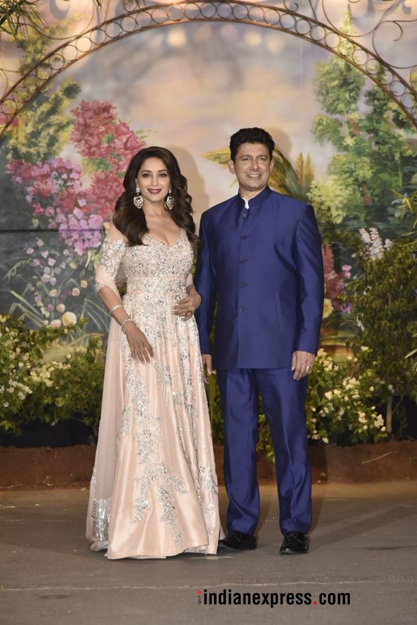 madhuri dixit with husband