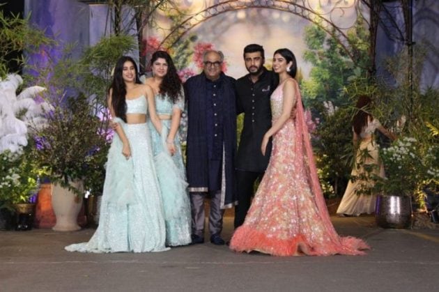 boney kapoor with family