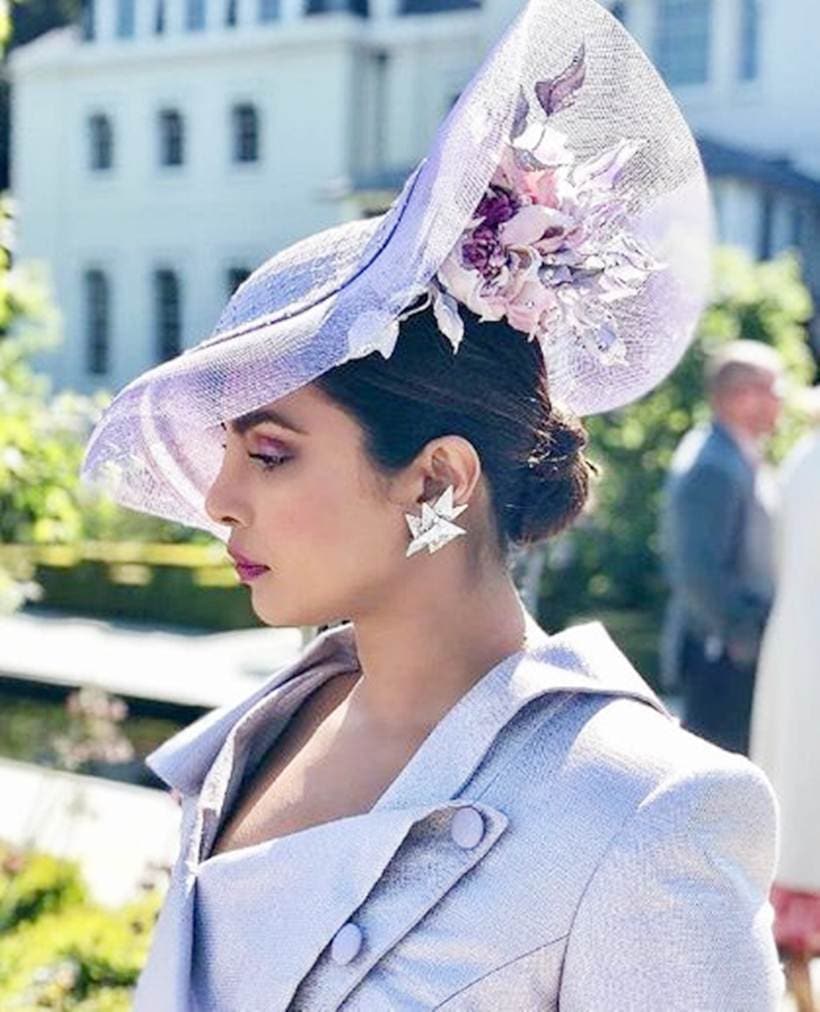 priyanka chopra attends meghan markle and prince harry wedding