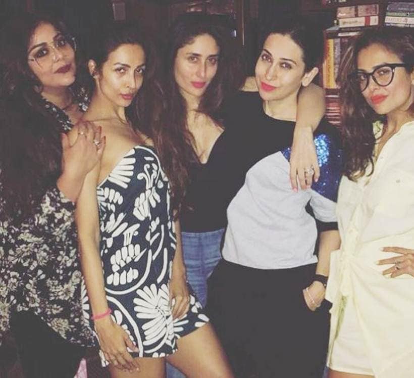 kareena kapoor khan with malaika arora and amrita arora
