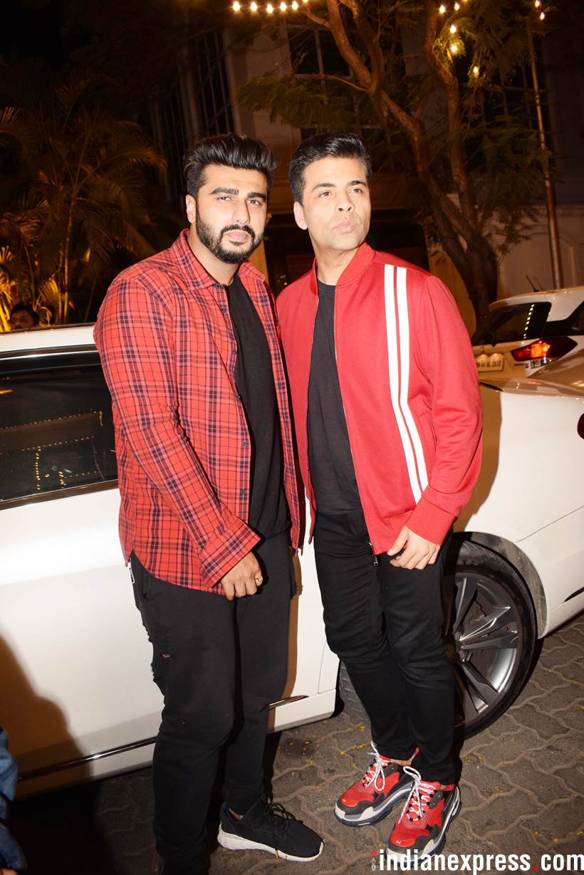arjun kapoor and karan johar