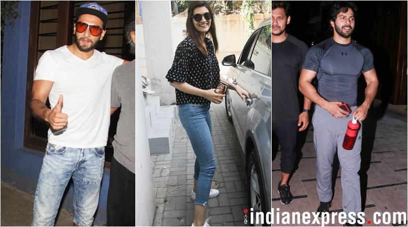 varun dhawan, kriti sanon and Ranveer Singh