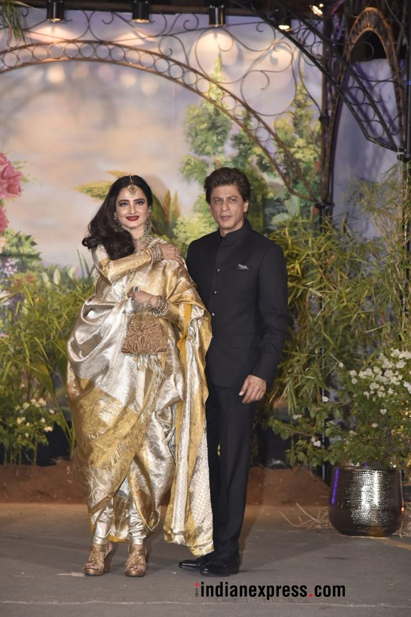 shah rukh khan and rekha