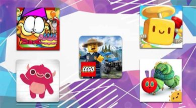 best five android games for kids, top five android games for kids, endless reader, lego games, coding games for kids, garfield's defense 2, android, mobiles, google, google play store