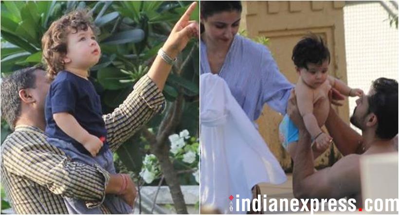 Taimur ali khan and inaaya naumi kemmu together