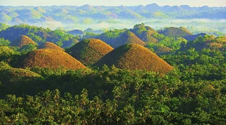 Bohol Island, Philippines, Chocolate Hills, Visayas region, Ice Age, Philippine Tarsier Sanctuary, indian express, indian express news