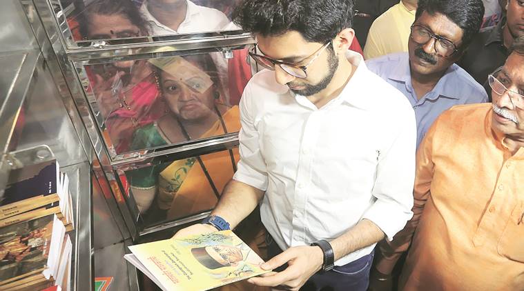 Open garden library at Parel 