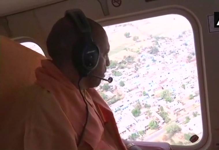 Dust storm kills 73 in UP: Yogi Adityanath visits victims, takes aerial ...