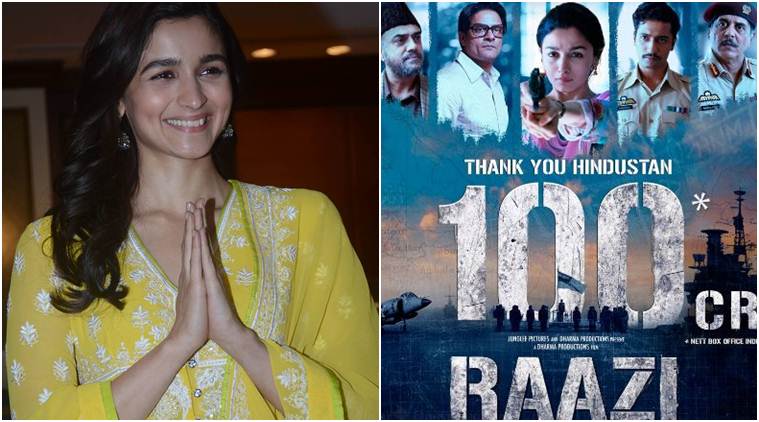 alia bhatt on raazi crossing Rs 100 crore mark