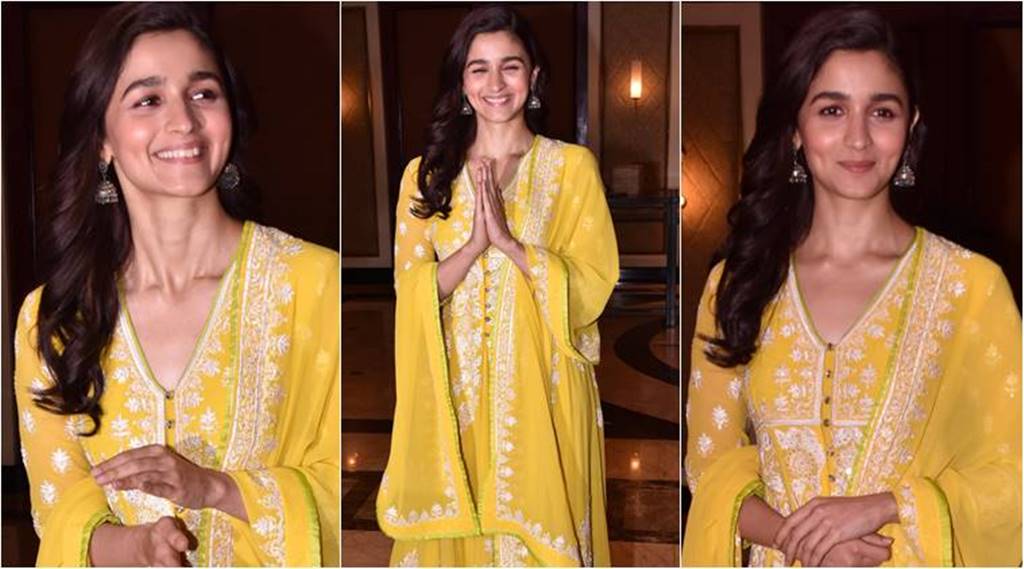 alia bhatt yellow suit online