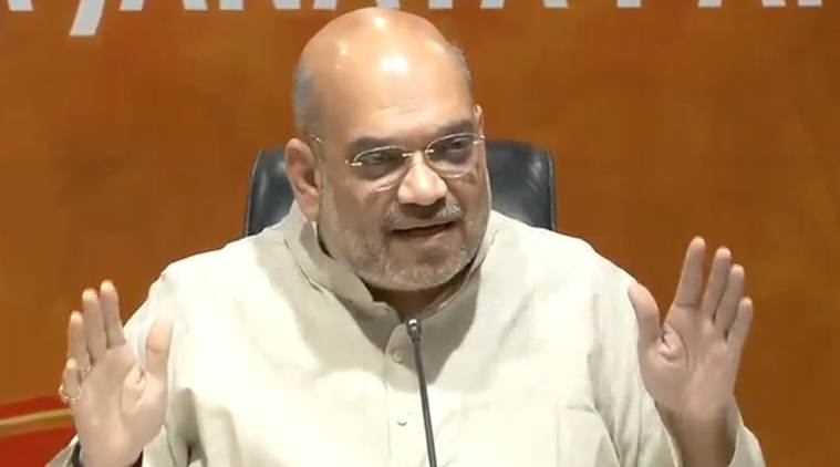 Why are you cheering? The vote was against you, Amit Shah tells Congress on Karnataka