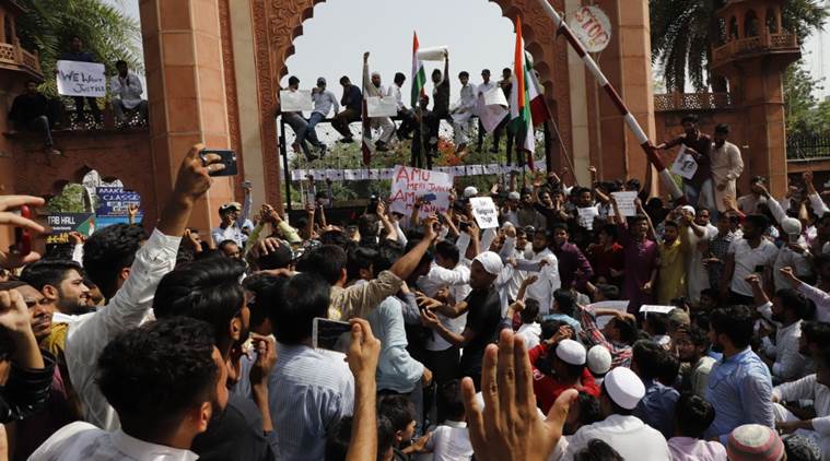 AMU protesters wanted to target Hamid Ansari, says AMUSU