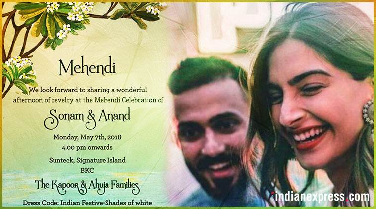 Sonam Kapoor and Anand Ahuja’s mehendi: What we know so far | The ...