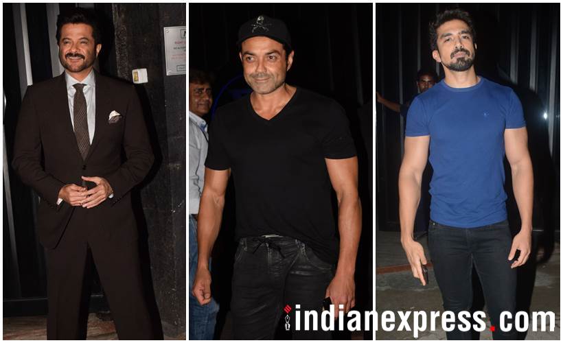 Anil Kapoor, Bobby Deol, Saqib Saleem