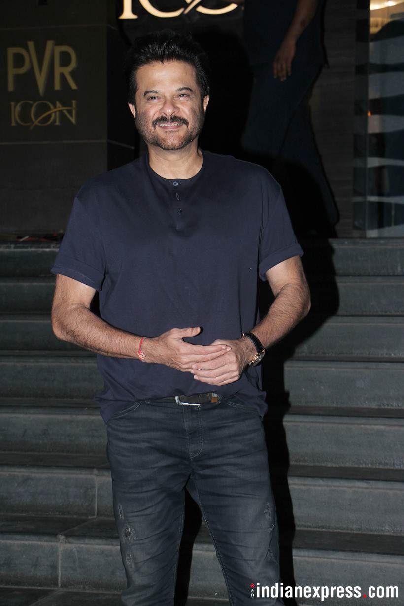 anil kapoor at veere di wedding screening